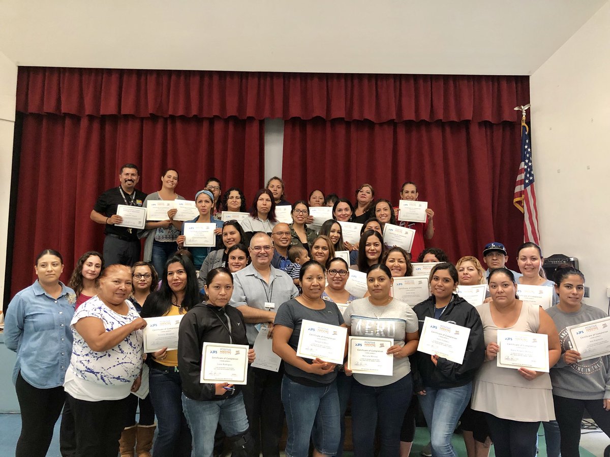 FeasterCharter's tweet photo. Did you know that #feasterlearns is working to meet #FCSLCAPGoals 1 and 2 by offering specialty classes that support the parents in our community? Today, we had 53 parents receive certificates for completing the three session Positive Parenting Program! @CVESDNews https://t.co/EiyIMrTIDO