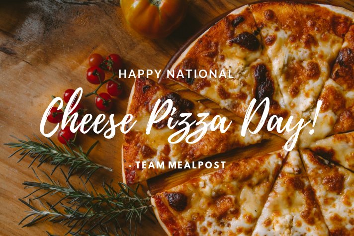 DjKalarea's tweet photo. It's National Cheese Pizza DAY! 😋 Check out these stores selling SUPER-CHEAP PIZZAS just for today: https://t.co/KhA8BaaQ4U https://t.co/dIbMpjncSs