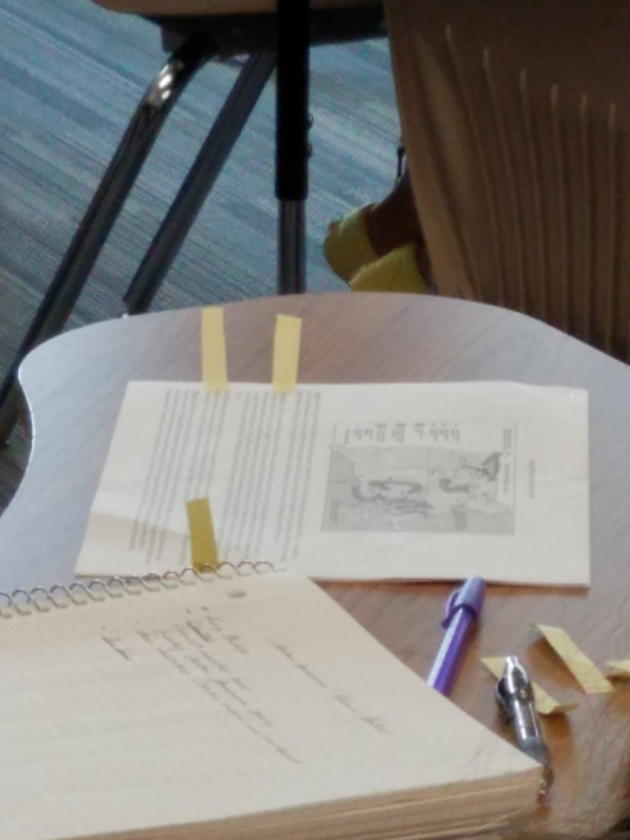 MsEmilyEElliott's tweet photo. #stickystrips to identify main ideas #APUSH #readingstrategies #ISNs #documentanalysis Love the #thinkaloudtogether @PaetowXC_TF @PaetowHS #KatyISDss https://t.co/Jwys0G2mzS