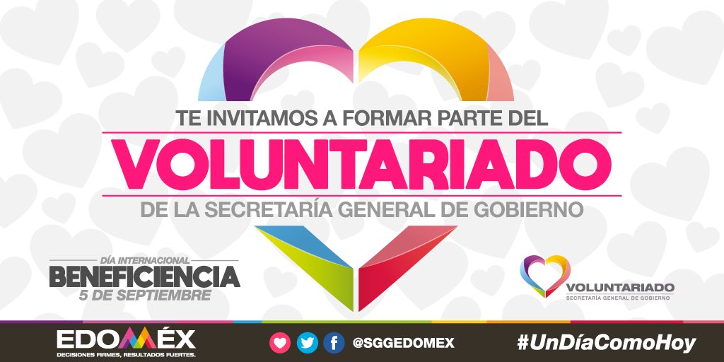 SGGEdomex's tweet photo. Celebramos el Día Internacional de la #Beneficencia con el objetivo de contribuir a la promoción del diálogo, la solidaridad y la comprensión mutua entre las personas. ¿Te gustaría colaborar? ¡Únete a nuestro voluntariado y participa! Escríbenos vía inbox. #LaCulturaNosMueve https://t.co/SFwCO9LkFz