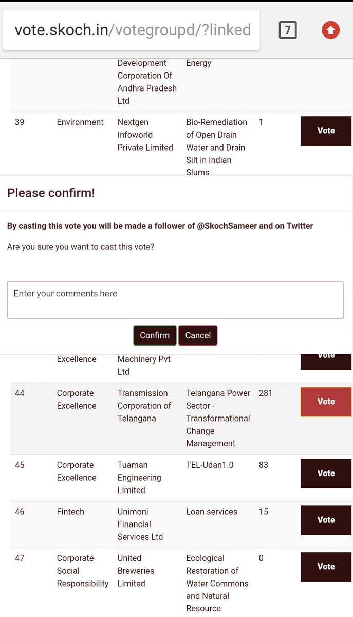durgampchander's tweet photo. Hi frnds plz help my company get skoch award.go to https://t.co/Wxqm8onIKc  sign up wit Twitter account &amp; select https://t.co/585hL78sVO.44 &amp; Vote to complete https://t.co/79q9rbN2B3