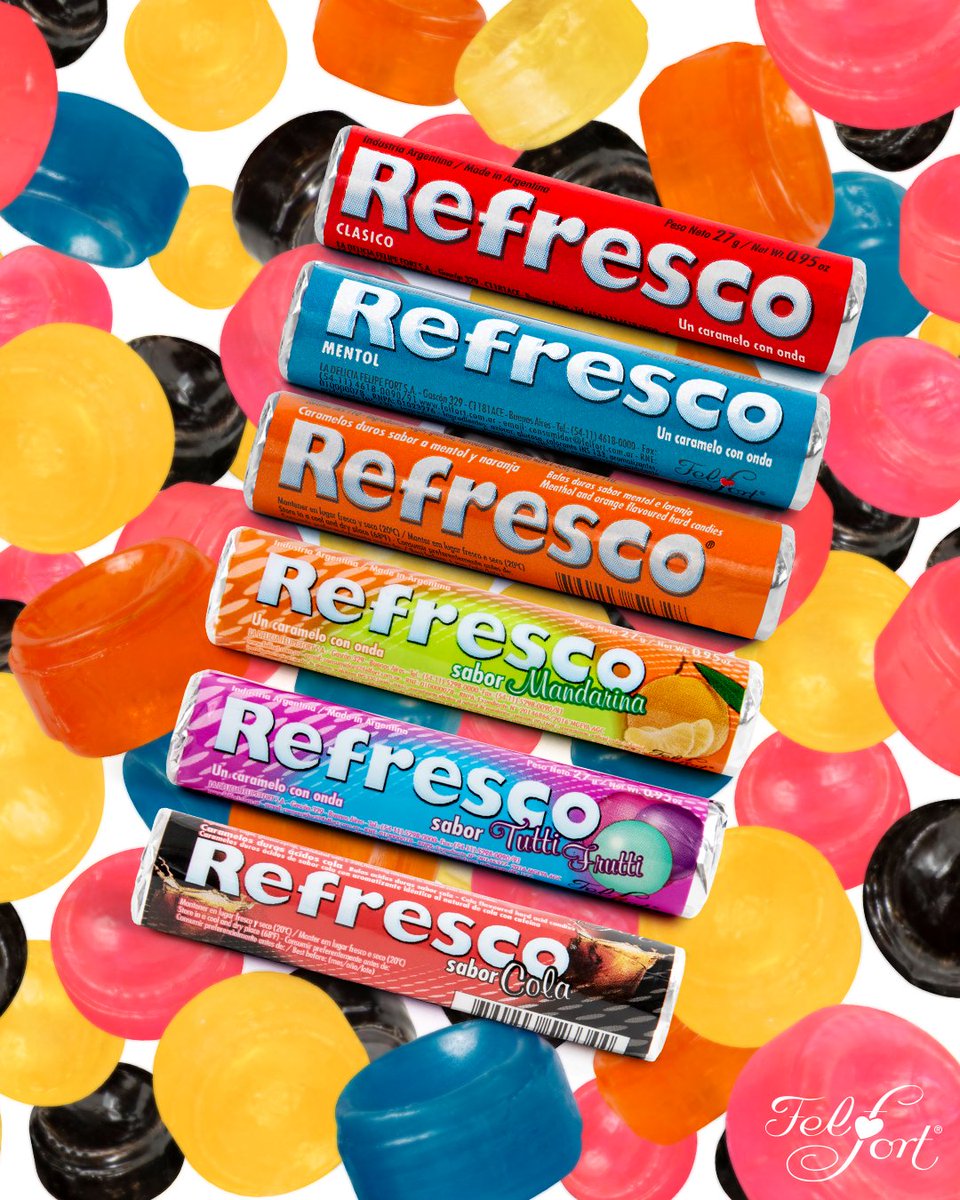 El #Color de la #Frescura ❄️
#refresco #caramelos #felfort