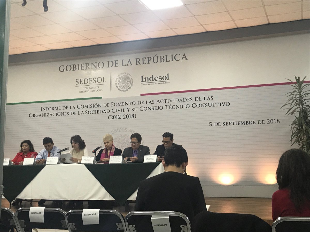 Atentos al informe de las actividades de las ONGs del ⁦<a href="/Indesol/">Indesol</a>⁩