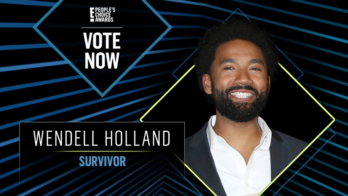 peopleschoice's tweet photo. Vote for Wendell Holland from Survivor by retweeting this post: #WendellHolland #TheCompetitionContestant #PCAs https://t.co/ueD6XxBHxp
