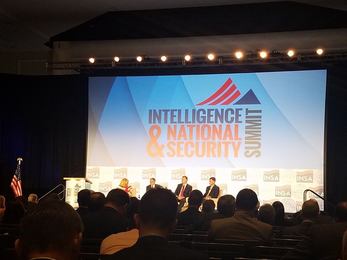 AshMRichter's tweet photo. Belated pushes for govt collabs w #SiliconValley at the dom intel panel of #intelligence2018 w @FBI
@DHSgov @NCSCgov
YES. Totally!
But so much disruptive data/tech policy is needed on both sides to stop it just being talk and build pathways to make things HAPPEN #letsdothis https://t.co/kv2TW1wKB6