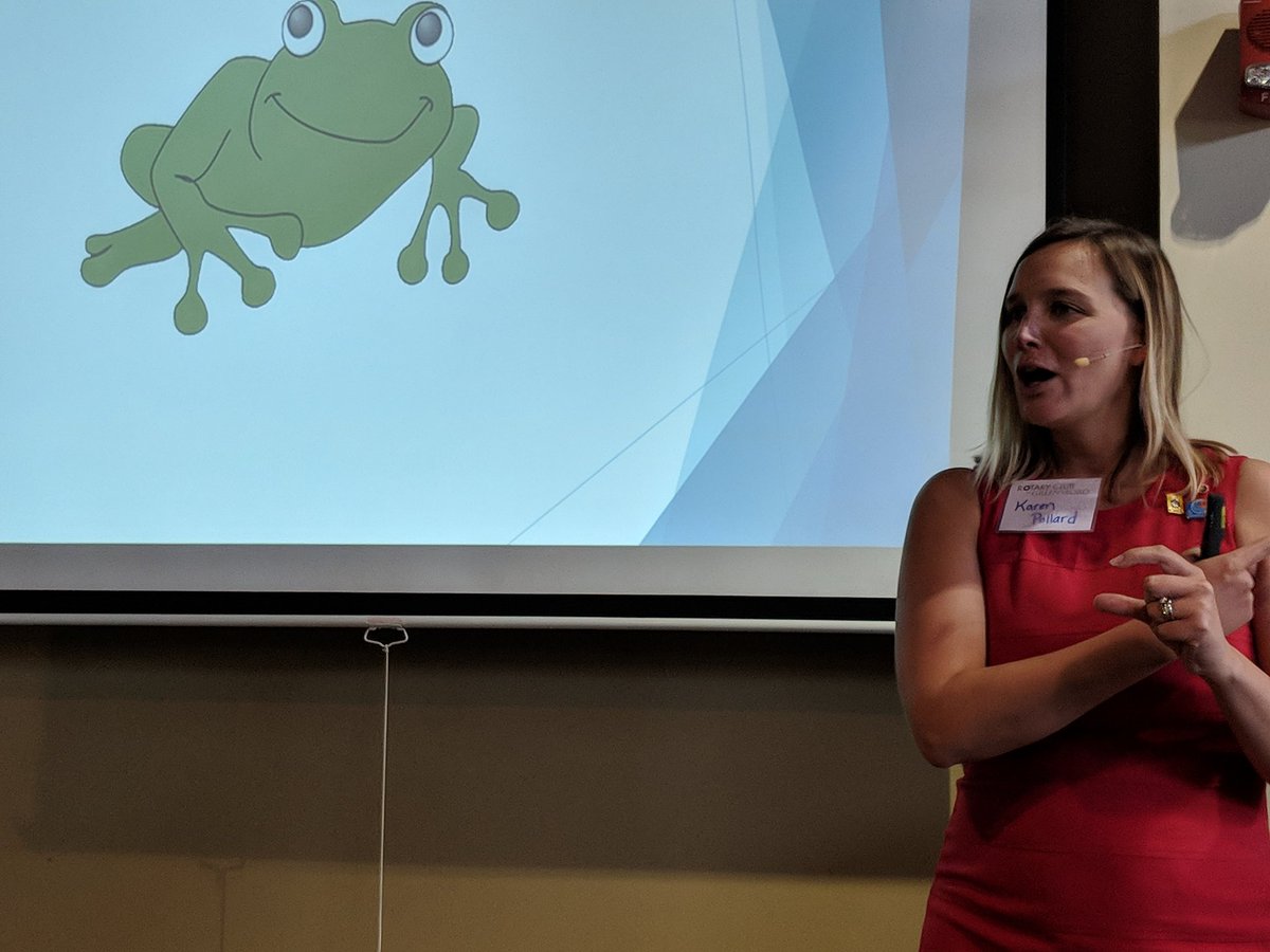 SamFunchess's tweet image. Learning about memory training @gsorotary from @Brain_Wellness Dr. Karen Pollard