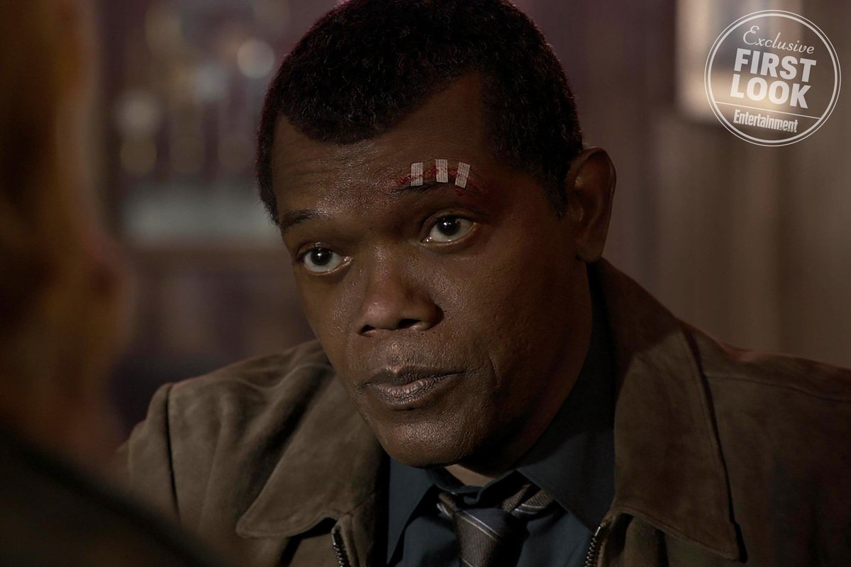 MoviesAnSeries's tweet photo. A Marvel divulgou também as  primeiras imagens do filme e mostram o visual dos #Skrulls, Samuel L. Jackson, Jude Law e Carol Danvers. #CaptainMarvel https://t.co/vPHeg3vPOP