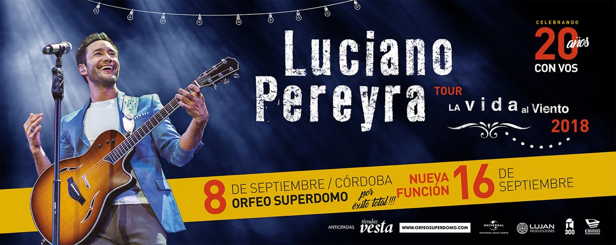 😃 ¡Si seguís a #Talleres en las redes siempre tenés la posibilidad de participar en sorteos! RT acá para concursar por entradas para ver el viernes a Ciro y Los Persas en Plaza de La Música o el sábado a Luciano Peryera en el Orfeo 🤞
