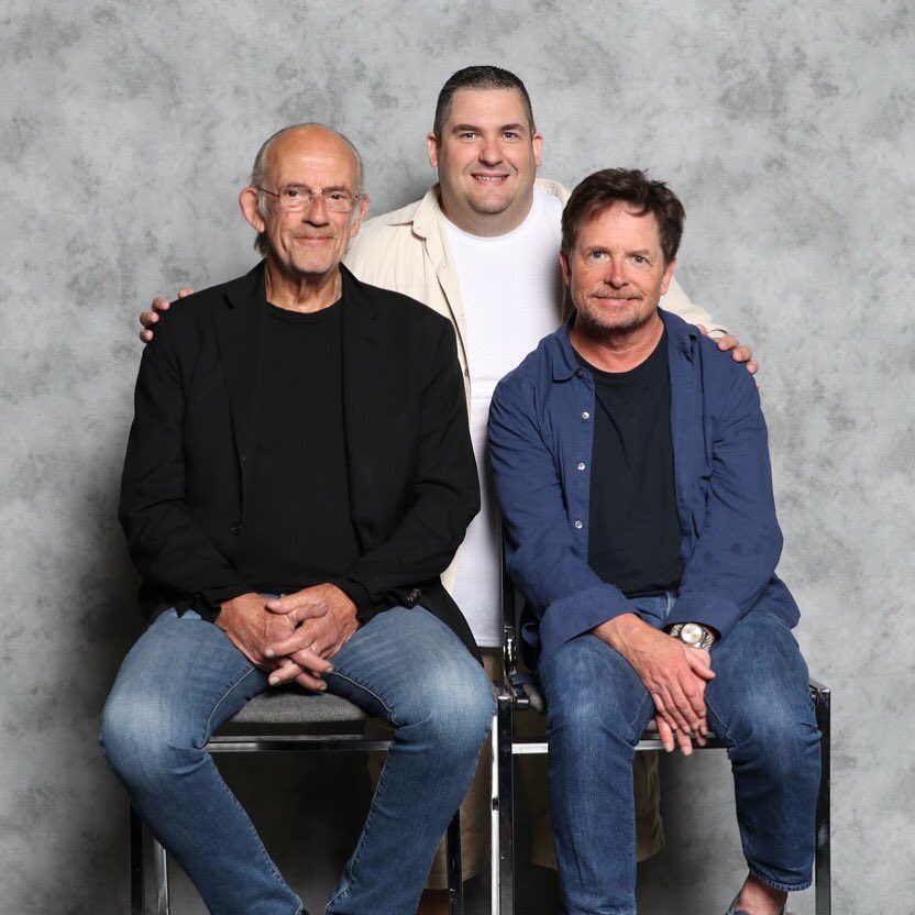 ThePAULIENYC's tweet photo. Doc & Marty!!!! #backtothefuture #bttf #michaeljfox #christopherlloyd #legends #fxb2018 #fanexpoboston #docbrown #martymcfly #docandmarty https://t.co/HXeTu7tDgI