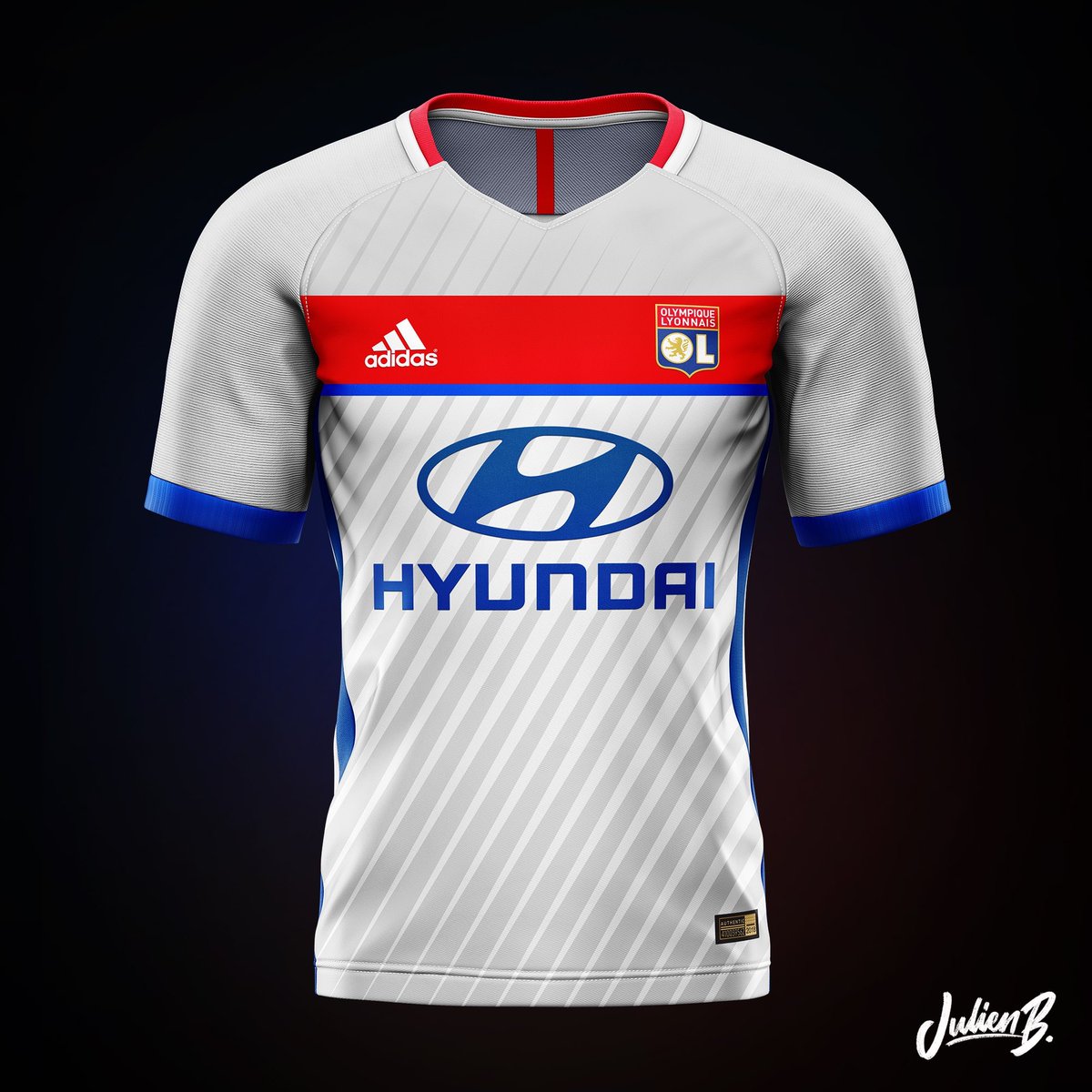 julienbdesign's tweet image. Concepts de maillots pour l’@OL !

J’ai gardé les bases tout en les modernisant, partagez si ça vous plaît y’aura d’autres concepts bientôt ! 😋