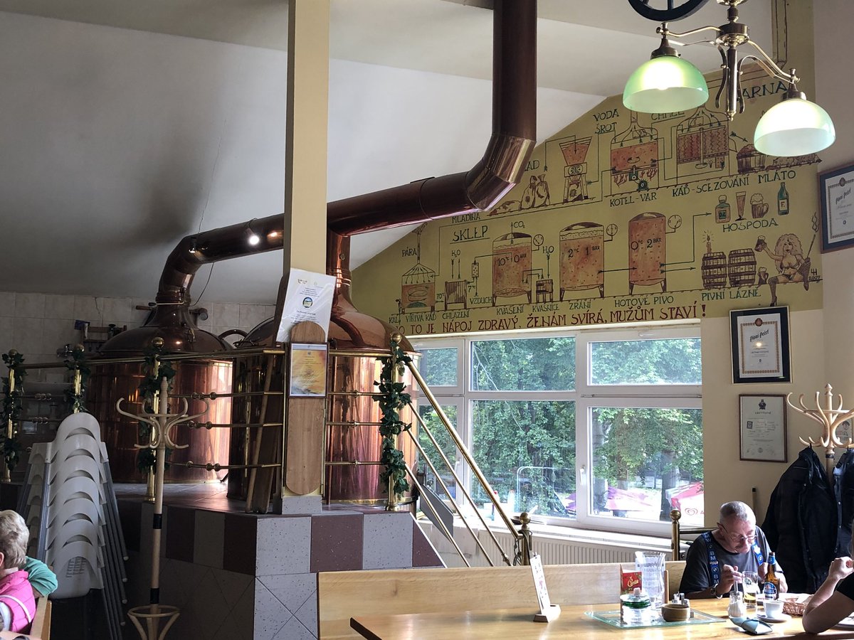 Checked out this cool little place in Harrachov, Czech Republic today. Little microbrewery attached to a 300 yr old glass blowing factory