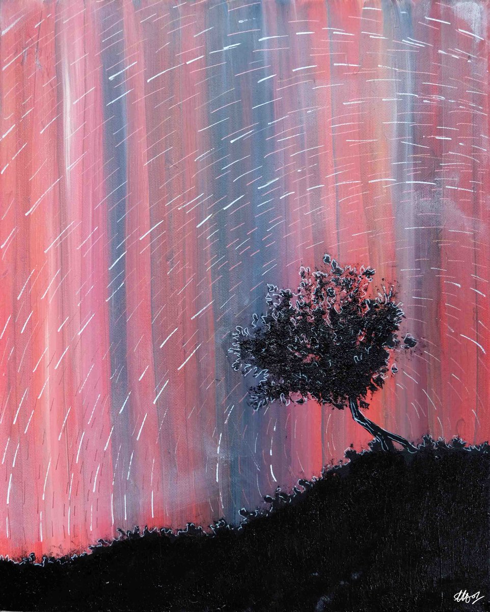 LauraHolArt's tweet photo. Apparently this is what you paint after an evening in the hot tub, in the Lake District. 

#treeart #stars #starrynight #lakedistrict #treesilhouette #redsky #art #peaceful #relaxing #startracking #onlineart #instaart #artoftheday #onlinegallery #acrylic #painting #landscapeart https://t.co/deV3omU4Le