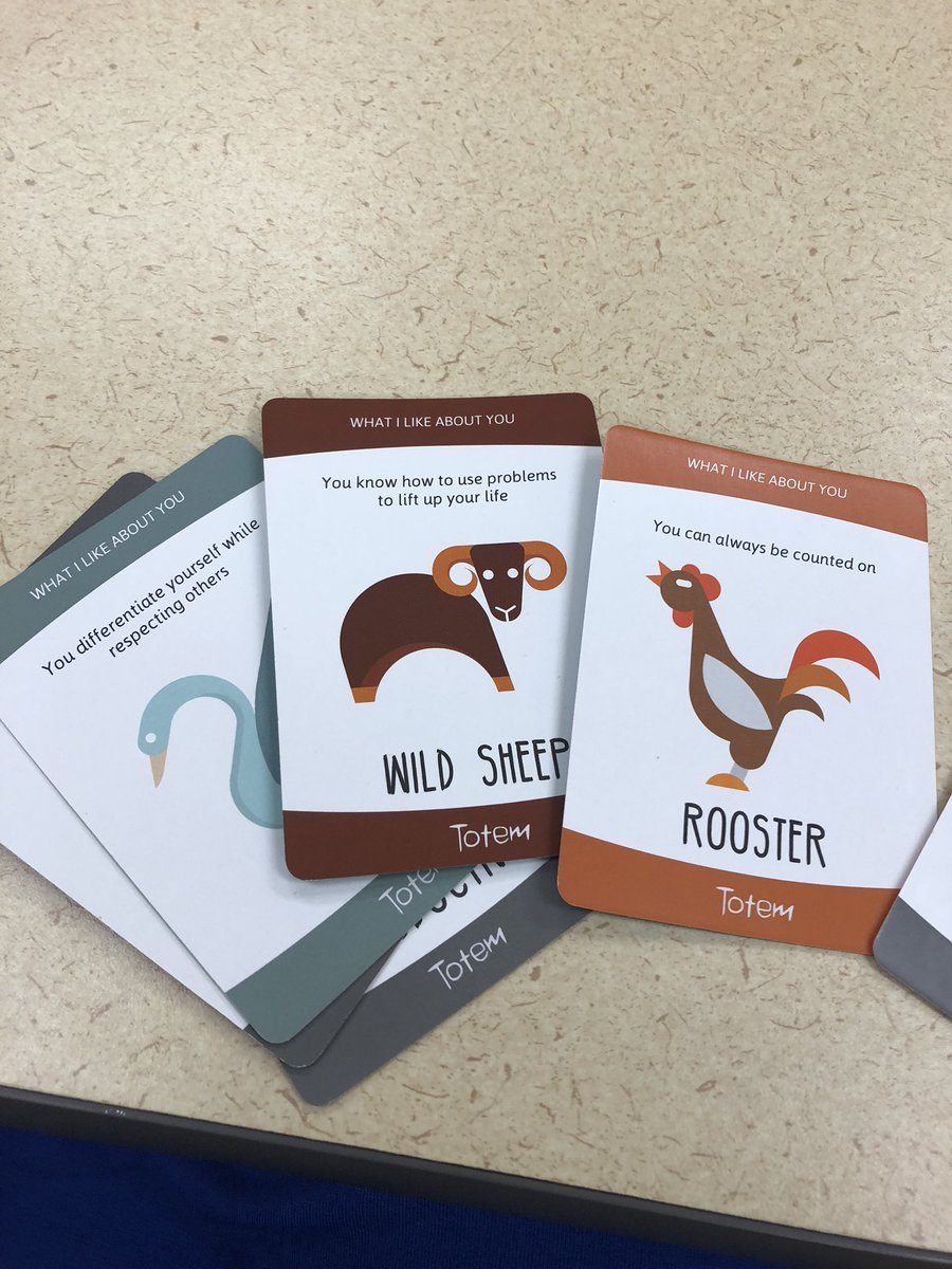 Special ed team building at Red Oak. What is your animal? #professionaldevelopment #teambuilding