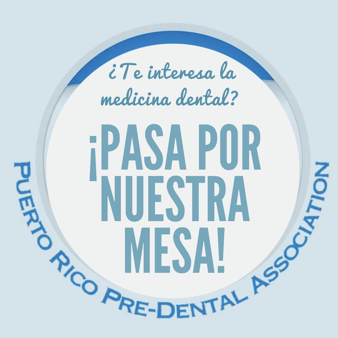 predentales's tweet photo. 🚨MAÑANA 6 DE SEPTIEMBRE🚨
Pasa por la mesa de #PRPDA en la feria de organizaciones estudiantiles. Infórmate sobre nuestra organización y únete.
¿Te interesa la medicina dental?
Ésta es la organización ideal para tí
¡Te esperamos! https://t.co/gzk7xTUfGJ