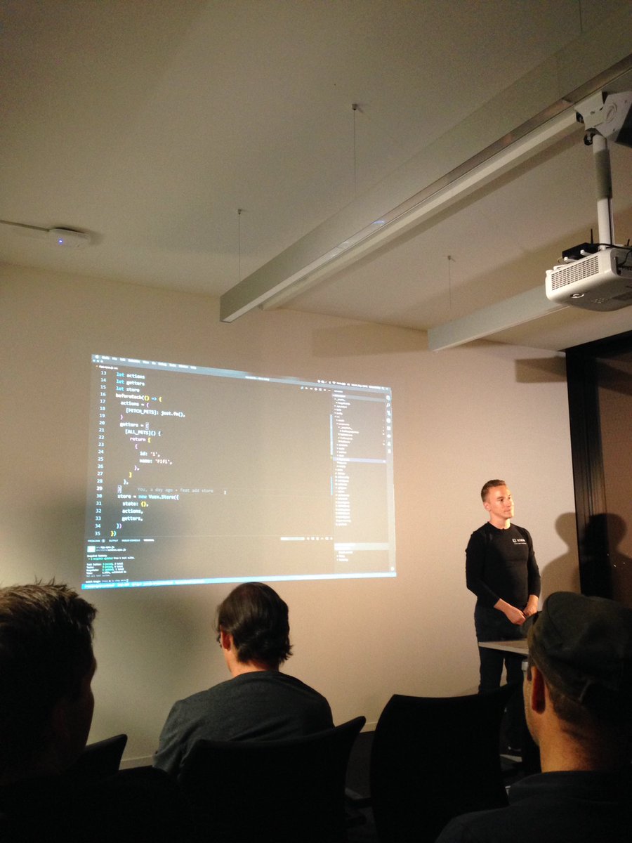 Nice talk about BBD, TDD &amp; vue.js unit testing with Jest <a href="/vuejsvienna/">Vue.js Vienna</a> Meetup w/ <a href="/balazser/">Balazs Erdos</a>