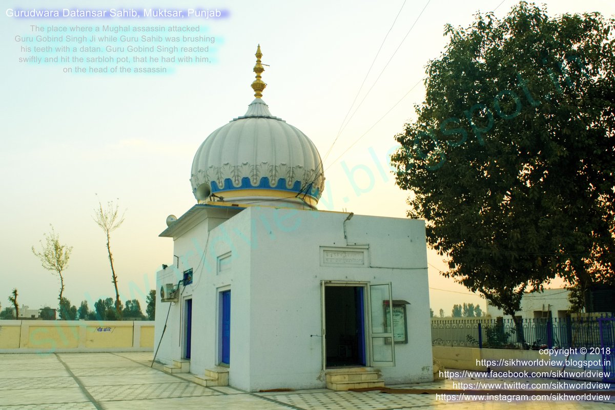 sikhworldview's tweet photo. Gurudwara Datansar Sahib, Muktsar, Punjab

#gurudwara #muktsar #datansar #datan #sikh #sikhism #religious #punjab

@WorldGurudwara @Gurudwara_Sahib @GurudwaraNet @HistoricalGurud @Gurdwaralink @gurdwara_job @MalwaBus @eBookBazaar @Tourism_Punjab @HTPunjab @punjabtravel  @SikhNet https://t.co/lIeu3gLXth