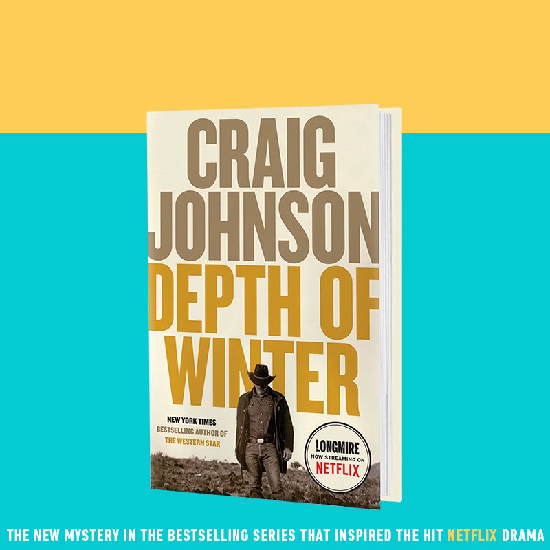 VikingBooks's tweet photo. “Harrowing" (@PublishersWkly) DEPTH OF WINTER by Craig Johnson is finally here! Learn more: https://t.co/UmF3xbSC1w #Longmire https://t.co/P0AhyKzM4g