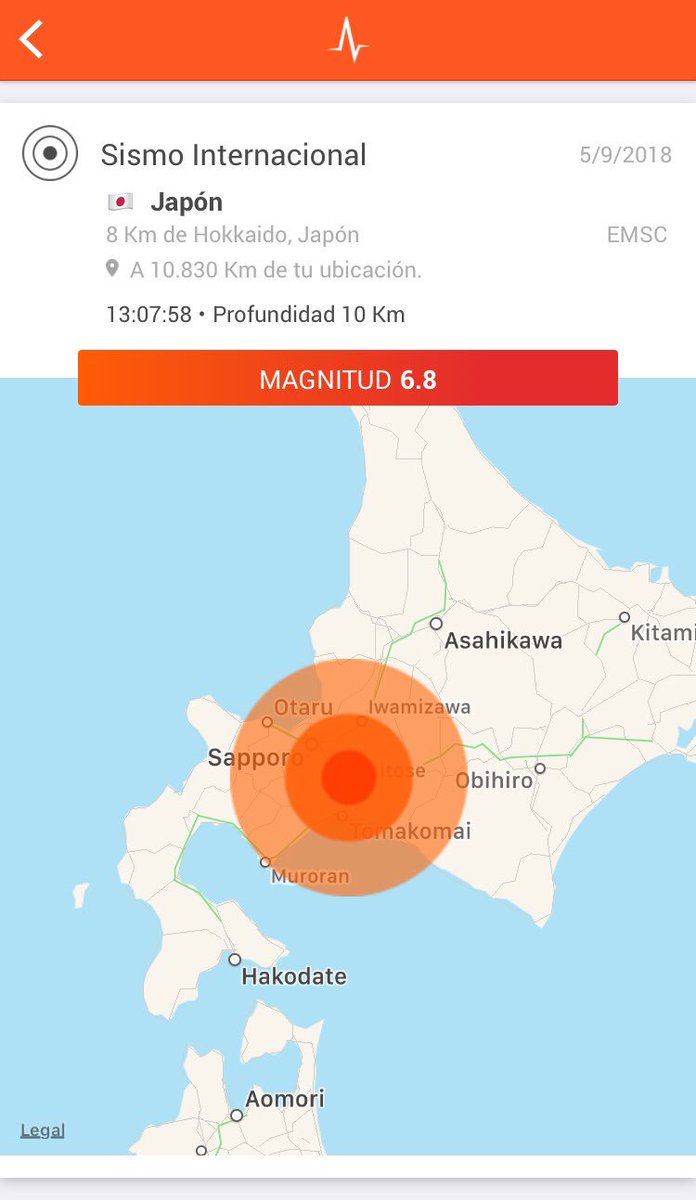 SkyAlertMx's tweet photo. #TerremotoJapón - magnitud 6.7 (EMSC) con foco a solo 10 km de profundidad.

Alta probabilidad de daños. https://t.co/baks21Z6Ag