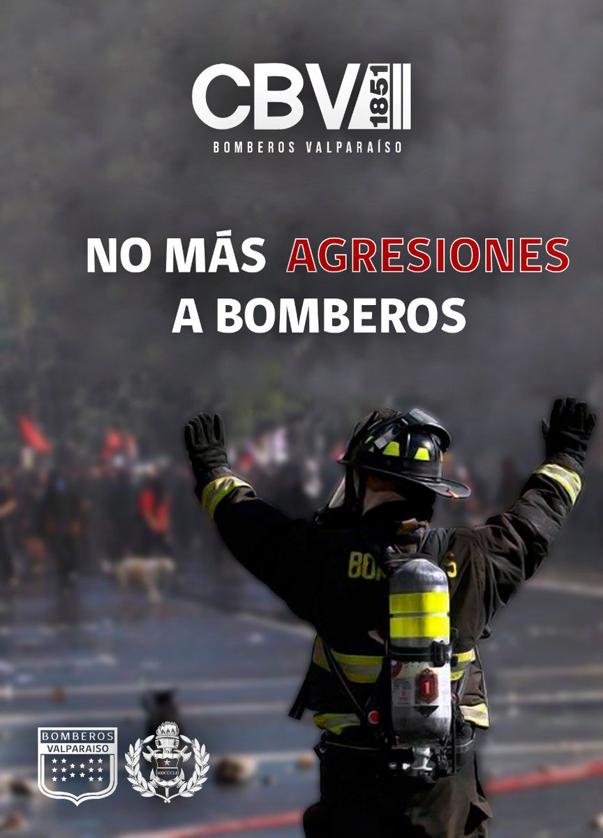 Bomba_Decima's tweet image. Declaración pública del @CBV1851 debido a la agresión que recibiera una bombera de la @12BombaSuiza anoche durante incendio en Playa Ancha @biobio @ucvradio  Vía @bombaespana7