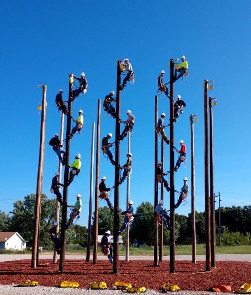 Our Line Worker Training Program today at our Lebanon Center.