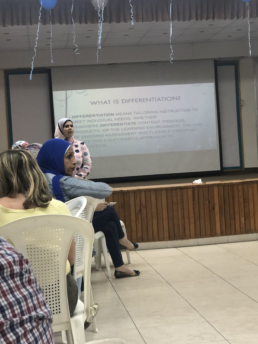 ElaniMe123's tweet photo. The best teachers are those who understand, appreciate, and build up their goals according to learners' interests and abilities. During our workshop today, we restored our information about #differentiated_instruction @DawhaHighSchool @thaalby https://t.co/VZH164eLUG