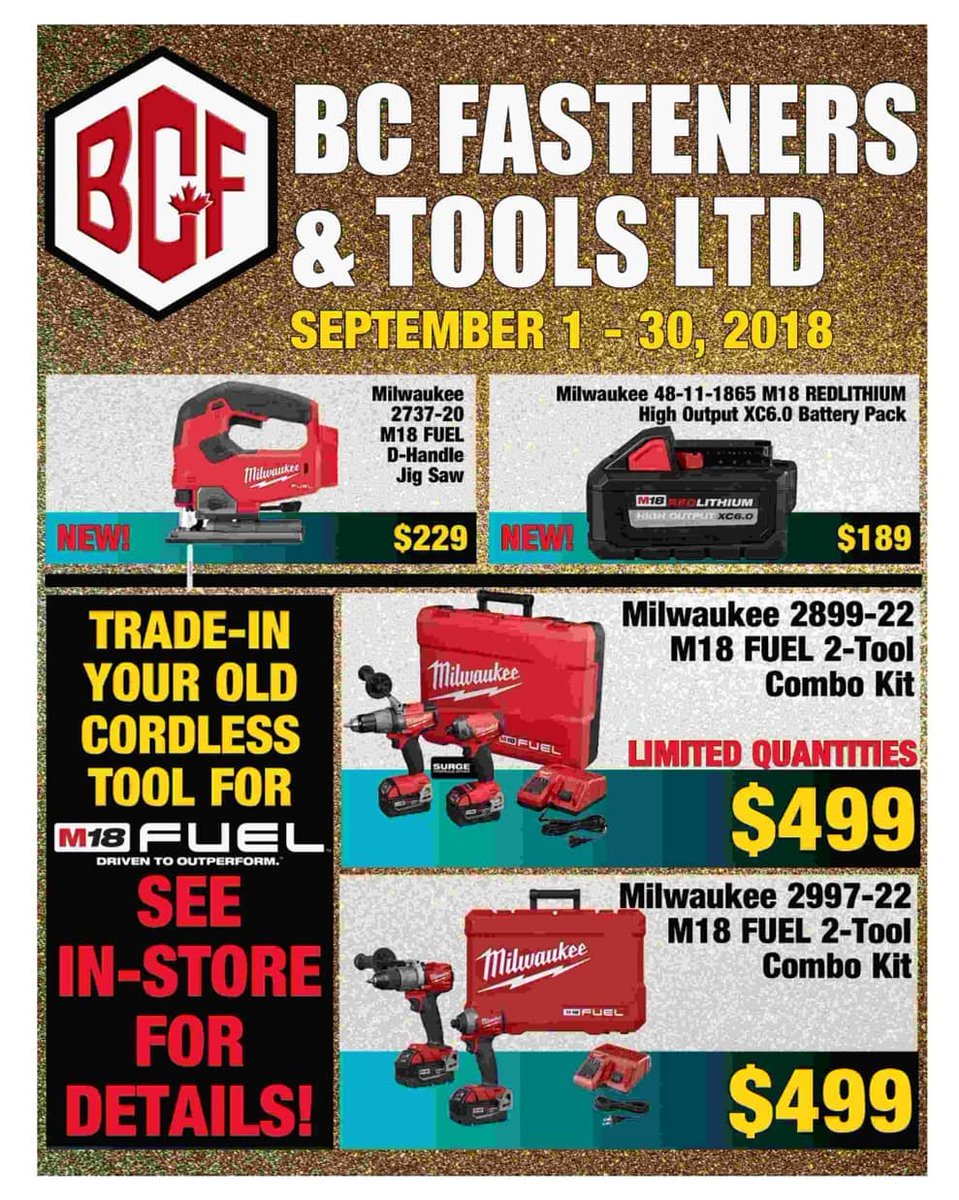 BCFTools's tweet photo. September Flyer is out now! https://t.co/1VD5F4O755
#bcfasteners #bcfastenersflyer #onlinetools #onlineshopping #tools #powertools #construction https://t.co/OFiOeHKZK4
