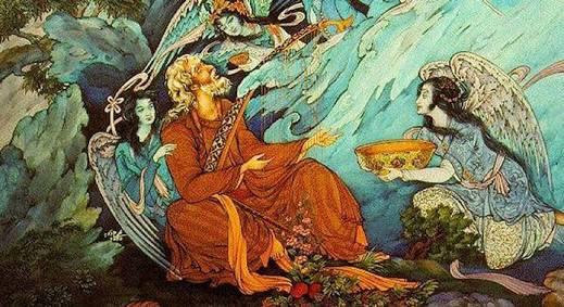 Hem kadeh hem bâde hem bir şûh sâkîdir gönül
Ehl-i aşkın hâsılı sâhib-mezâkıdır gönül 

Nef‘î