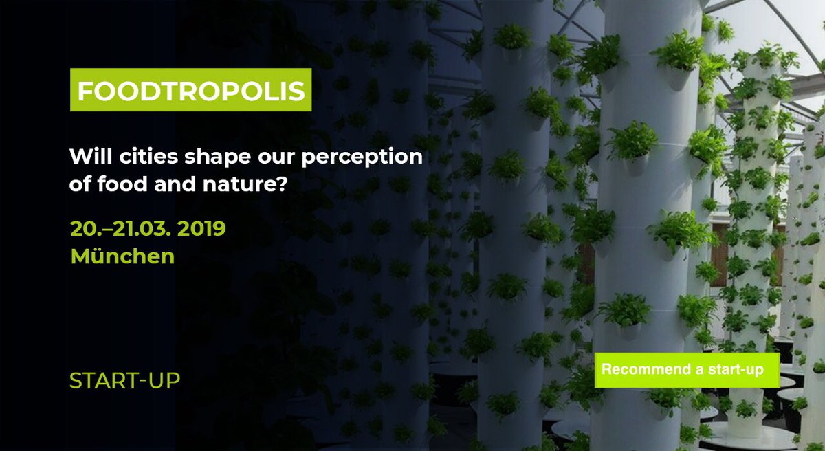 GlobalFoodSumm1's tweet image. Sie kennen ein Start-up mit disruptiven Ansätzen im Food-Bereich? Sie wollen es gerne empfehlen und ihm die Möglichkeit verschaffen, auf dem Global Food Summit 2019 seine Geschäftsidee zu präsentieren? Dann sind Sie hier richtig. 👇
globalfoodsummit.com/start-up/