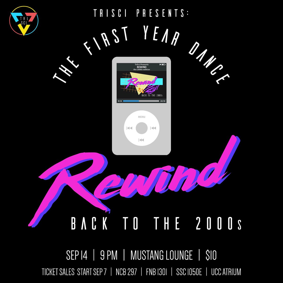 GET HYPED! Alongside @fhssc_ and <a href="/ssscwestern/">Social Science UWO</a>, we present REWIND: Back to the 2000s! Pick up your tickets at NCB 297 before the 11th for 50% off! #westernoweek #westernu