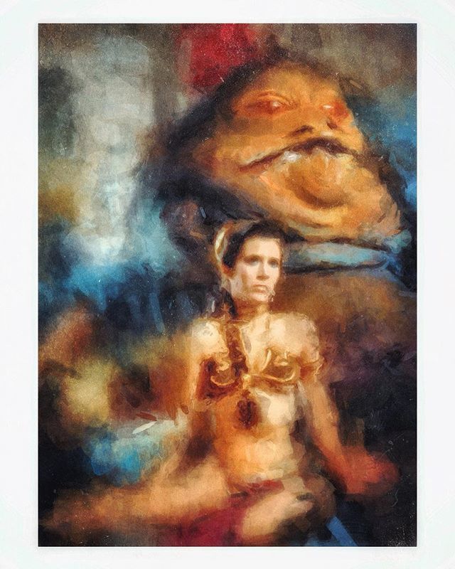 #starwars #fanart #artifulprints #leia #princessleia #starwarsart #starwarsartwork #art #paintingforsale #starwarspainting #abstractart #artlovers #artistsoninstagram #jabbathehutt #princessleiabikini #bikini ift.tt/2MPxpPe