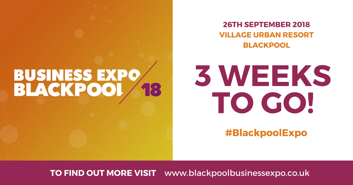 blackpoolexpo's tweet photo. #NorthwestHour #3Weeks2Go!

Talk about your business, start valuable relationships with potential suppliers, clients and to catch up and reconnect with existing contacts - all under one roof!

Find out what to expect on the day >> https://t.co/Pho7sP3jAY

#BlackpoolExpo #87RT https://t.co/PKMBSUoXGl
