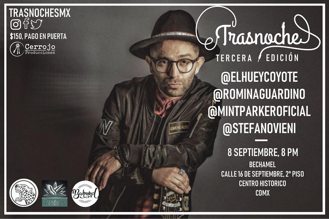 CDMX... #LobosGrises 🐺 este sábado <a href="/StefanoVieni/">Stefano Vieni</a> se presentará en la 3ra. edición de <a href="/TrasnochesMx/">Trasnoches</a> ¡Vayan a verlo!! 👌😎
8PM en el Restaurante Bechamel | Cover: $150 
#PorSiGustas