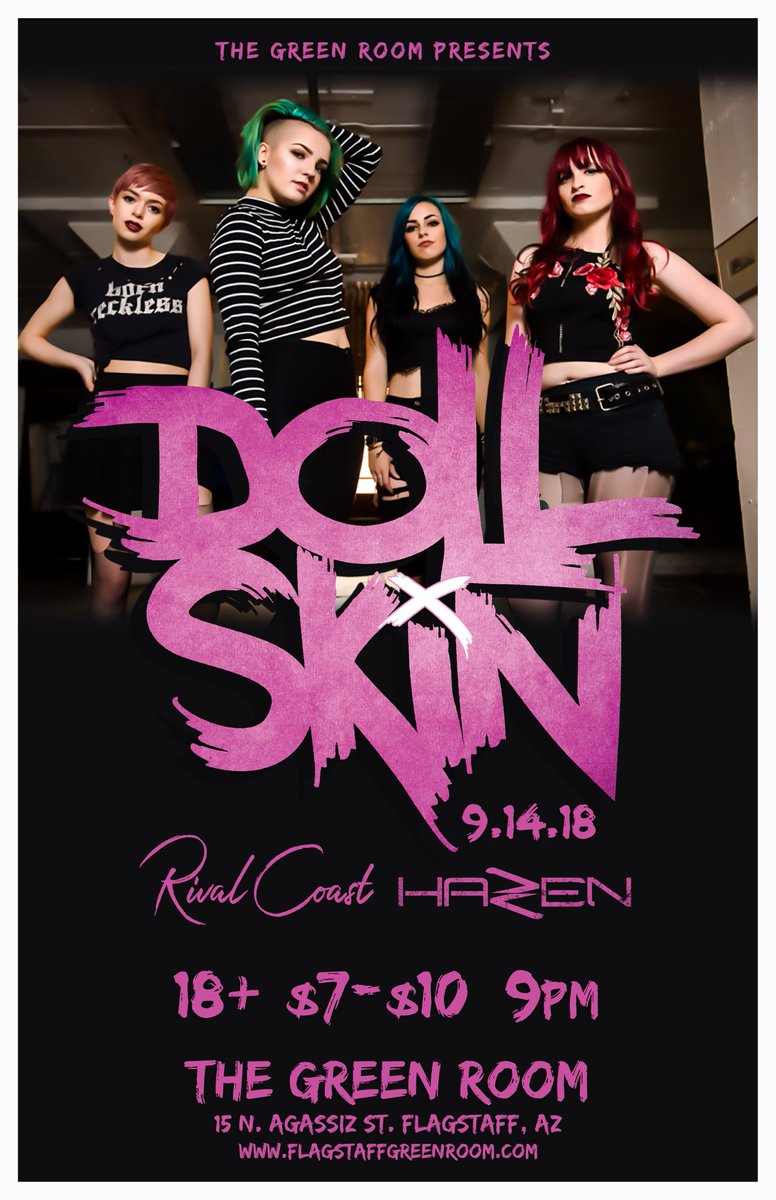 NEXT FRIDAY. flagstaff come hang. 
flagstaffgreenroom.com/event/doll-ski…