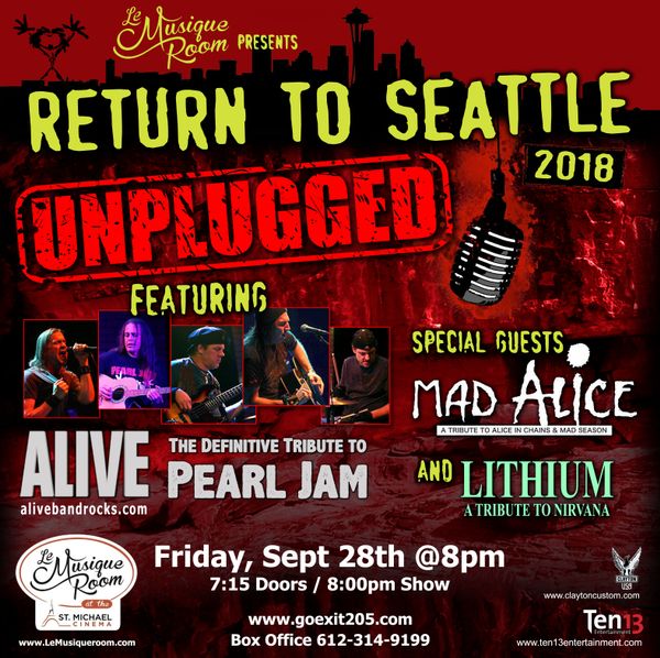 Alivebandrocks's tweet photo. Join us as we relive the MTV Unplugged series with our friends in Mad Alice and Lithium @LeMusiqueRoom https://t.co/8AThpNBq94