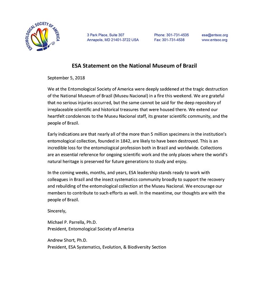 Entomological Society of America tweet media
