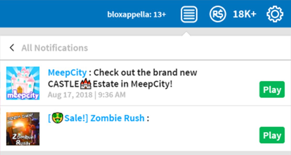 Roblox On Twitter Now You Can Follow All Your Favorite Games And Be Notified When They Re Updated With New Content Read About Our New Game Update Notifications Feature On Our Blog Https T Co J7or7iazct - jogo de roblox zombie rush