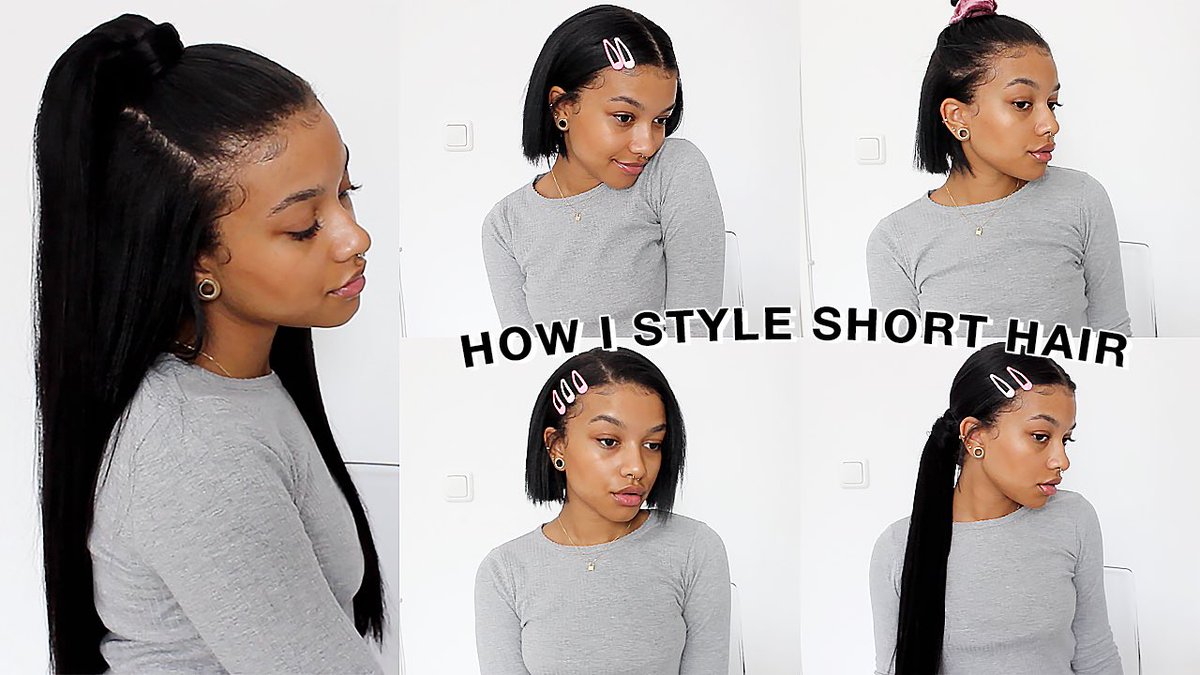 L I S A りさ On Twitter 5 Ways To Style Short Hair Ft Zala