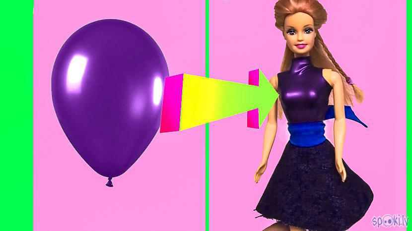 diy barbie dresses with balloons