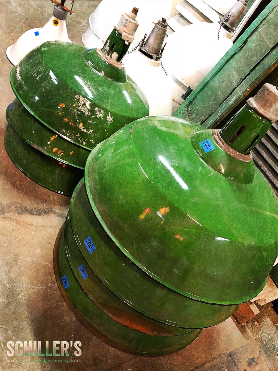 We think green is your color🌳🥦🍀🌵💚 #vintage #industrial #lights Only at #Schillers #Salvage #coolfinds #coolstuff #reuse #repurpose #restaurant #decor #uniquelighting #antique #lighting #diningroom #diy #musthaves #tampa