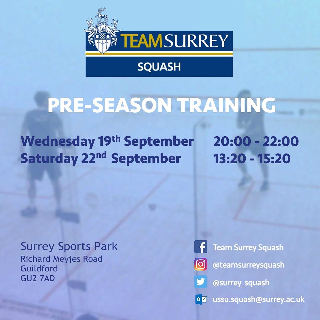 We decided we couldn't wait until uni starts; join us for some pre-season training!