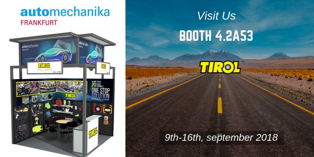 TirolAuto's tweet image. @TirolAuto will be there! 20 Years of automotive 🥇
Tags: #tirolimited #china #export #import #china #automotive #tools #outdoors #LED #manufacturer #factory #cars #accessories #sup #technology #electronics #china #supplier #catalog #automechanika