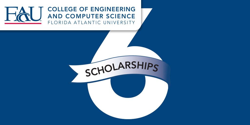fauengineering's tweet photo. Six FAU Engineering & Computer Sci Fall 2018 Scholarships Avail. DEADLINE TO APPLY MON., OCT. 1 AT 5 P.M. https://t.co/gm2rFyMKX5 @faustudents @ScholarshipsFAU #FAUEng #FAUScholarships https://t.co/WH3hXpftZF