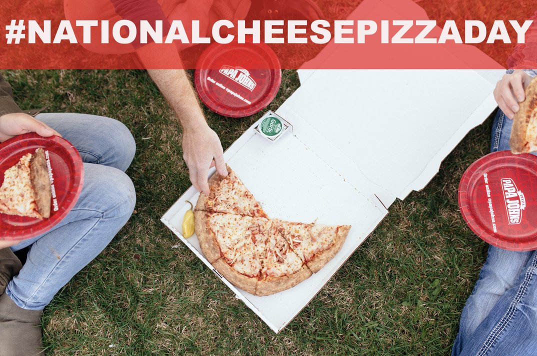 Happy #NationalCheesePizzaDay!