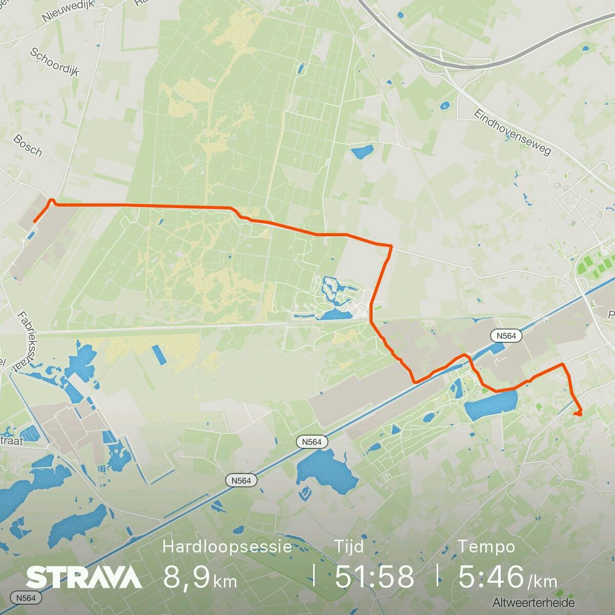 Bekijk mijn hardloopsessie op Strava: strava.com/activities/182…