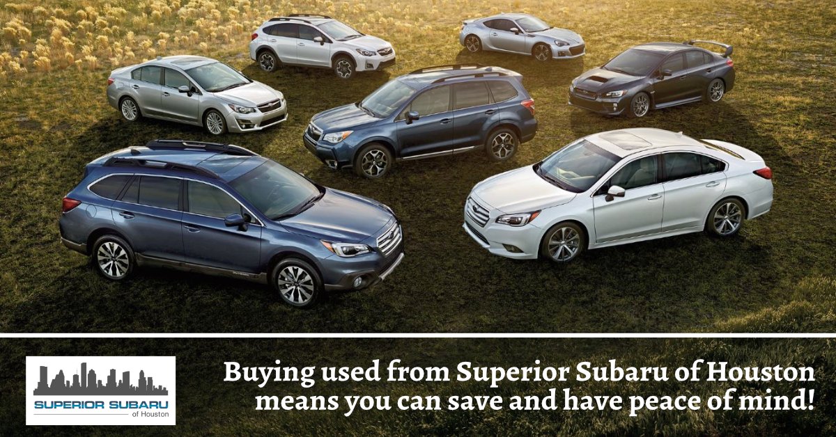 Subaru_Houston's tweet photo. Buying used can save you a small fortune! Buying used from Superior Subaru of Houston means you can save and have peace of mind! Learn how! https://t.co/gnhFQ4hM6w

#superiorsubaruofhouston #vehicles #CarShowroom #Subaru #CarDealer #Financing #UsedCar #Houston https://t.co/zgj2xxZDlC