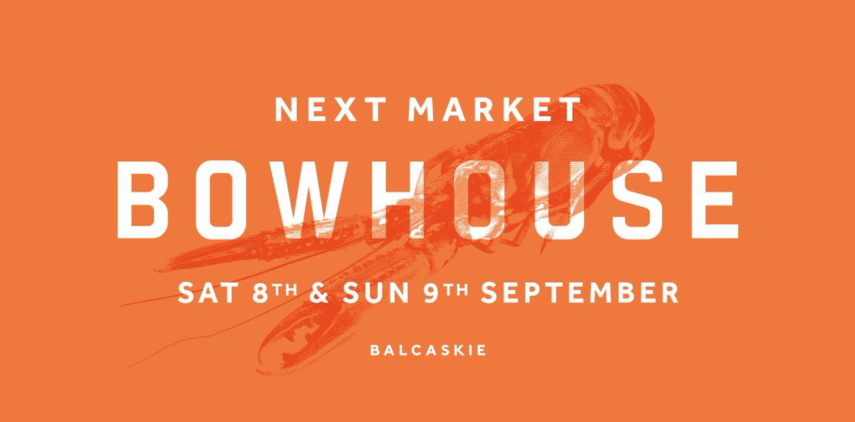 #Bowhouse market is back this weekend, with #locafood 😋 and #livemusic 🎶delivered to you by the best producers & musicians! Come get your monthly fix of fresh langoustines 🦐(sorry, still no langoustine emoji... 😉)!