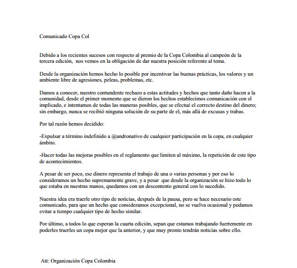 Copa Colombia Fedecolde (@copacolombiagg) on Twitter photo 