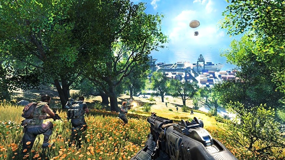 DiddleTimess's tweet image. Call of Duty: Black Ops 4 have released new pictures and a detailed map of the new 'Black out' mode for all the battle royal fans! They way they have integrated the maps from these games is actually much better than i thought!
#CallOfDuty #BlackOps4 #BattleRoyal #Map
