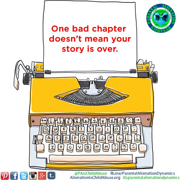 PAisChildAbuse's tweet photo. One bad chapter doesn’t mean your story is over.
#abpa #fog #npd #bpd #fbo #erasingfamily #childsupport #JustDoIt #ParentalAlienation #coparent #counterparent #parenting #titleIVd https://t.co/22d6ZNxvKv