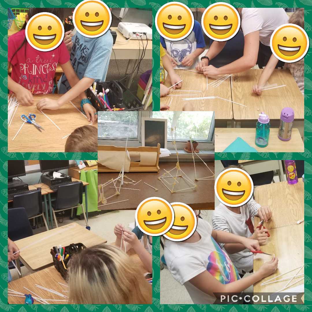 GRADE45AMC's tweet photo. Practicing collaboration skills through our first #STEM challenge #strawtower. @Jenngeorge6 https://t.co/GXjBOl1C3I